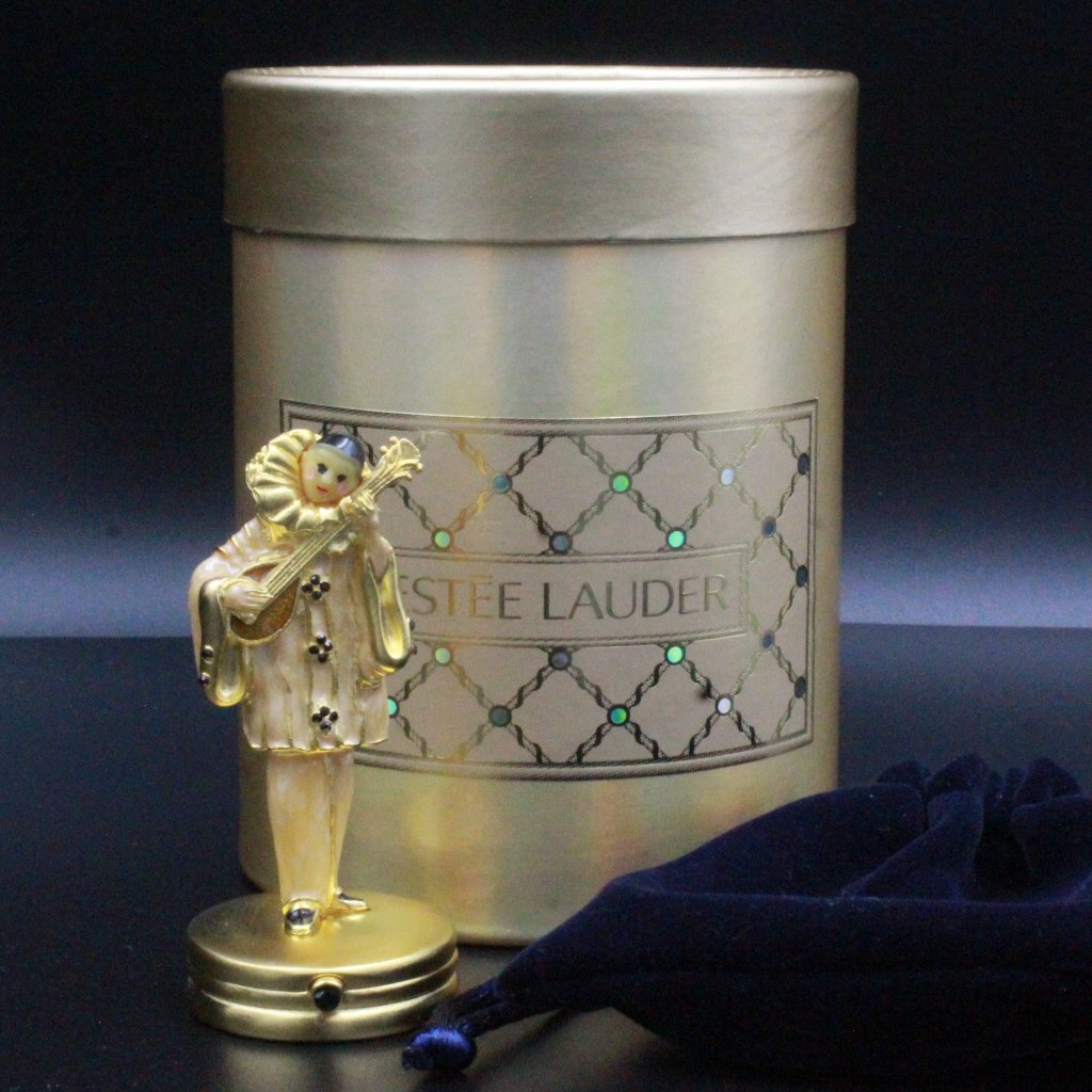 Este Lauder Precious Classical Clown Nos Unused Solid Perfume